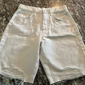 7 For All Mankind Denim Bermuda Shorts